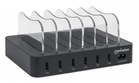 Manhattan 102254 ladestation organisator Sort #2