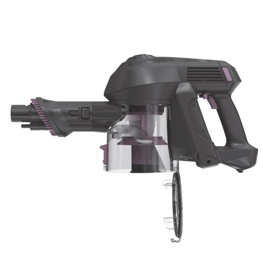 Hoover HF1 HF103X 011 Stick vakuum Batteri Dry Stof Posels 0,9 L 170 W Titanium #100