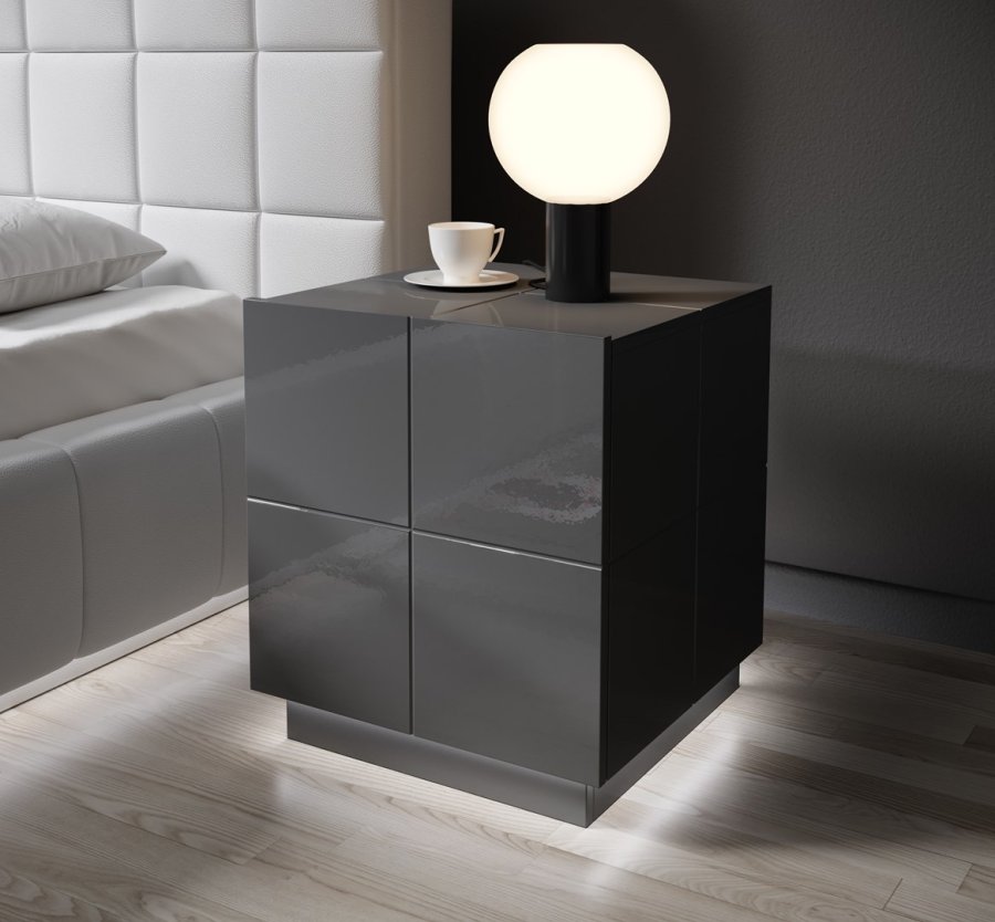 Cama REJA SZF GR sengelampe & sengebord 1 skuffe(r) Grafit #6