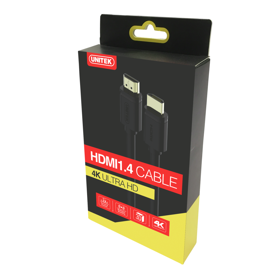 UNITEK Y-C138M HDMI-kabel 2 m HDMI type A (standard) sort #5