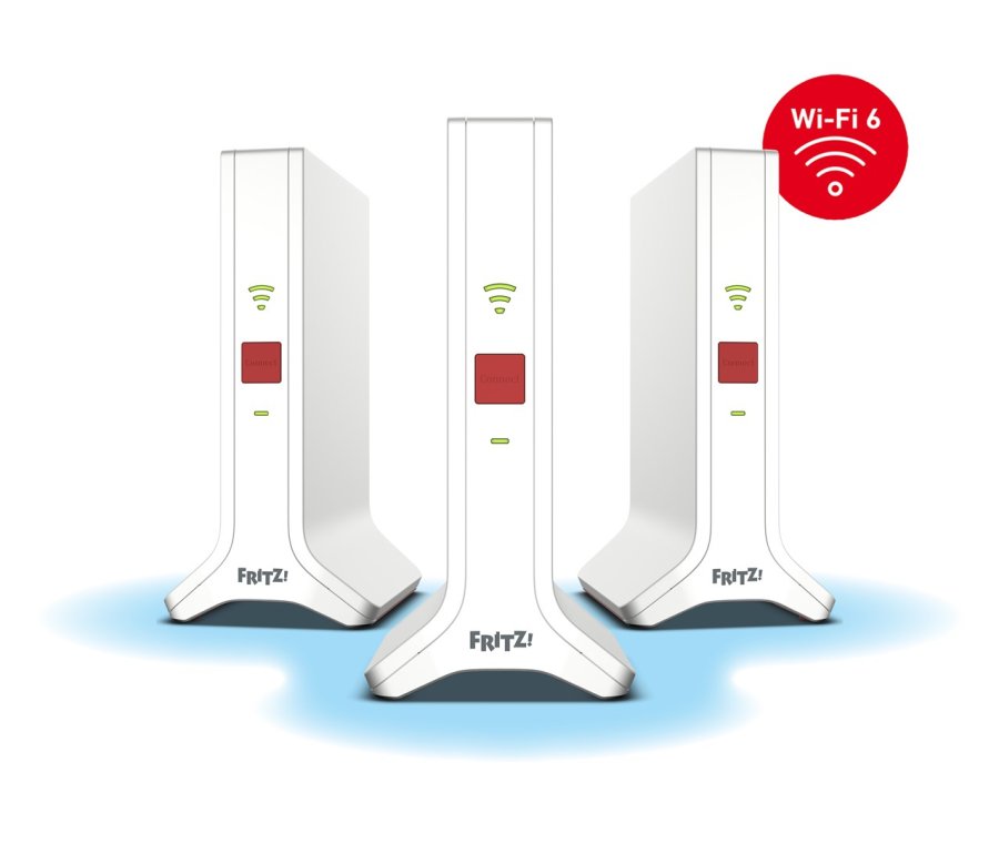 Mesh Set 4200 Dual-band (2,4 GHz / 5 GHz) Wi-Fi 6E (802.11ax) R�d, Hvid 2x2/4x4 #1