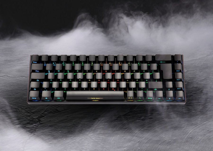 Deltaco Gaming GAM-100-DE tastatur Spil USB + RF Wireless + Bluetooth QWERTZ Tysk Sort #6