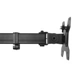 Maclean MC-967 Dobbelt lodret skrmholder til skrivebord max VESA 100x100, 13-27