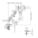 Techly ICA-LCD 441 skrmbeslag og -stativer 81,3 cm (32