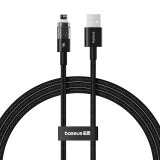 Baseus Gem USB til IP 2.4A hurtigopladningskabel 1 m Sort #1