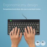 R-Go Tools Ergonomisch toetsenbord R-Go Compact Break, compact toetsenbord met pauzesoftware, QWERTY (UK), bedraad, zwart #6