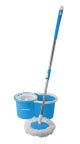 Mop with Bucket Esperanza EHS005 Bl Hvid Mikrofiber #2