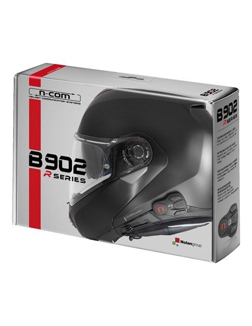 Nolan N-Com B902 R Motorcykel samtaleanlg 1 stk Sort #1