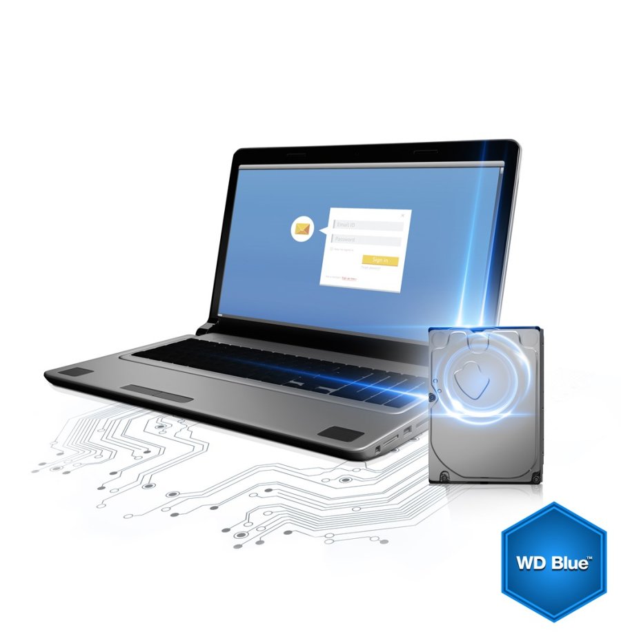 Western Digital Blue harddisk 1 TB 7200 rpm 64 MB 3.5