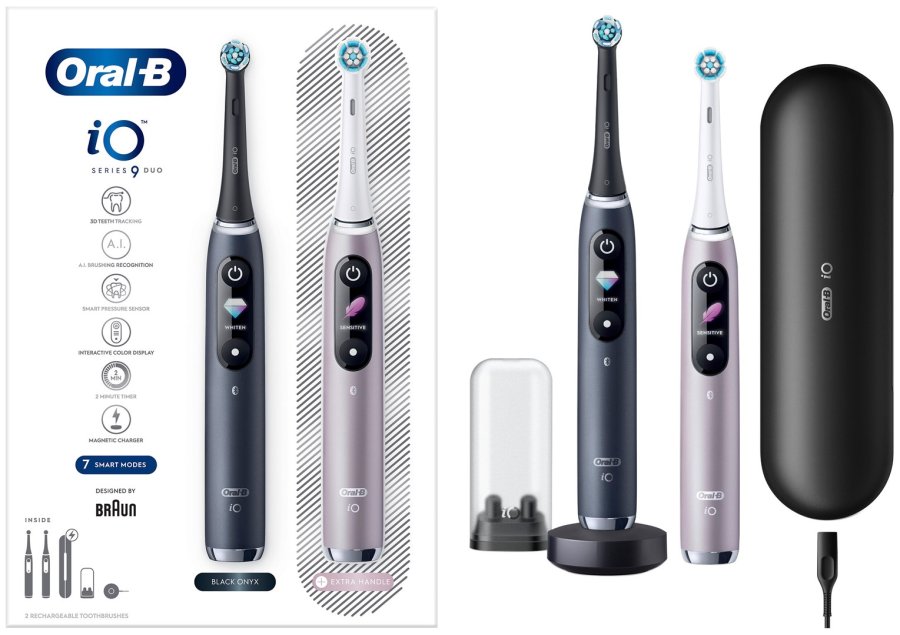 Szcoteczka Oral-B  iO Series 9 Duo Black Onyx/Rose #14