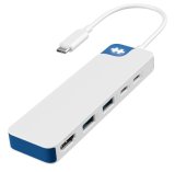 HYPER HD4101BUGL dockingstation USB Type-C Bl�, Hvid #1