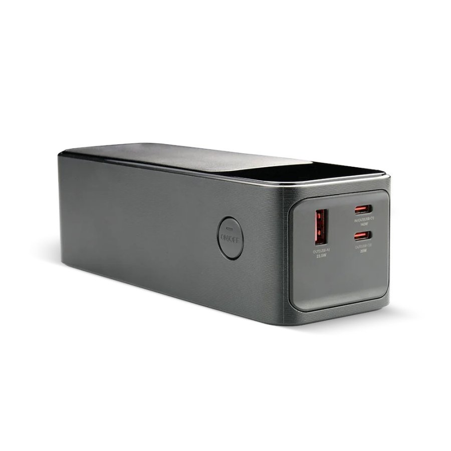 Powerbank 27 000mAh, 1x USB, 2x USB-C, 162,5W, QC4+, flashlight, LCD screen, black #2