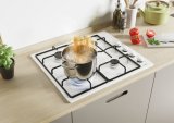 Candy Idea CHW6LWW Hvid Indbygget 60 cm Gaskomfur 4 zone(s) #3