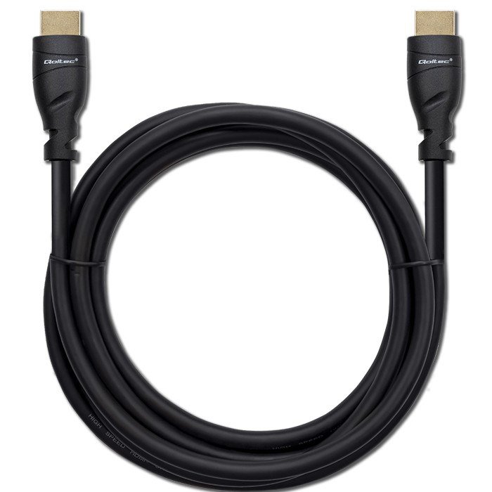 Qoltec 50353 HDMI v2.1 kabel Ultra hj hastighed 8K | 60Hz | 26AWG | GULD | 5m #11