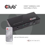CLUB3D HDMI 2.0 UHD SwitchBox 4 Ports #7