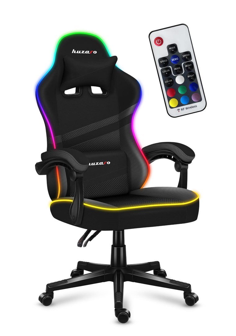 Gaming-stol - Huzaro Force 4.4 RGB Black #1