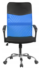 Topeshop KRZESO NEMO NIEBIESKIE Computermbel og kontorstol Polstret sde Rygln i net #4