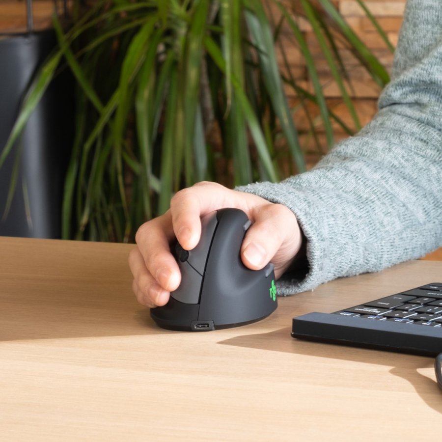 R-Go Tools Ergonomische muis R-Go HE Break met pauzesoftware, small (handlengte 165 mm), rechtshandig, 3-in-1 connectie, zwart #6