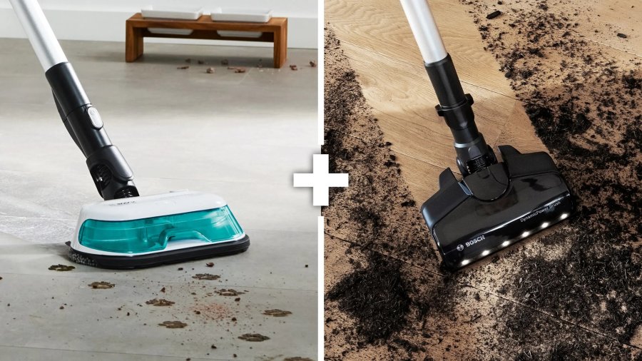 Bosch BCS71HYG4 Ledningsfri 2-i-1-stvsuger, stvsugning og mopping Unlimited 7 ProHygienic Aqua White #16