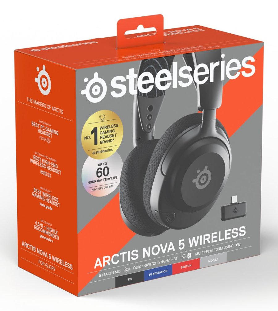 Hovedtelefoner med mikrofon SteelSeries 61670 #12