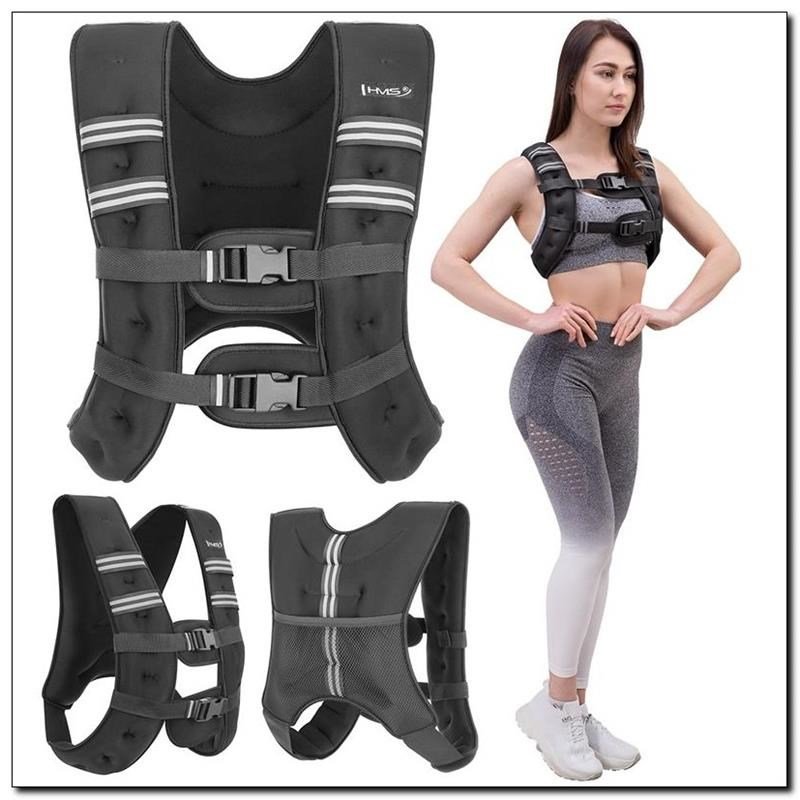 HMS Fitness KTO08 vgtvest 8 kg Neopren, Sand Sort #10