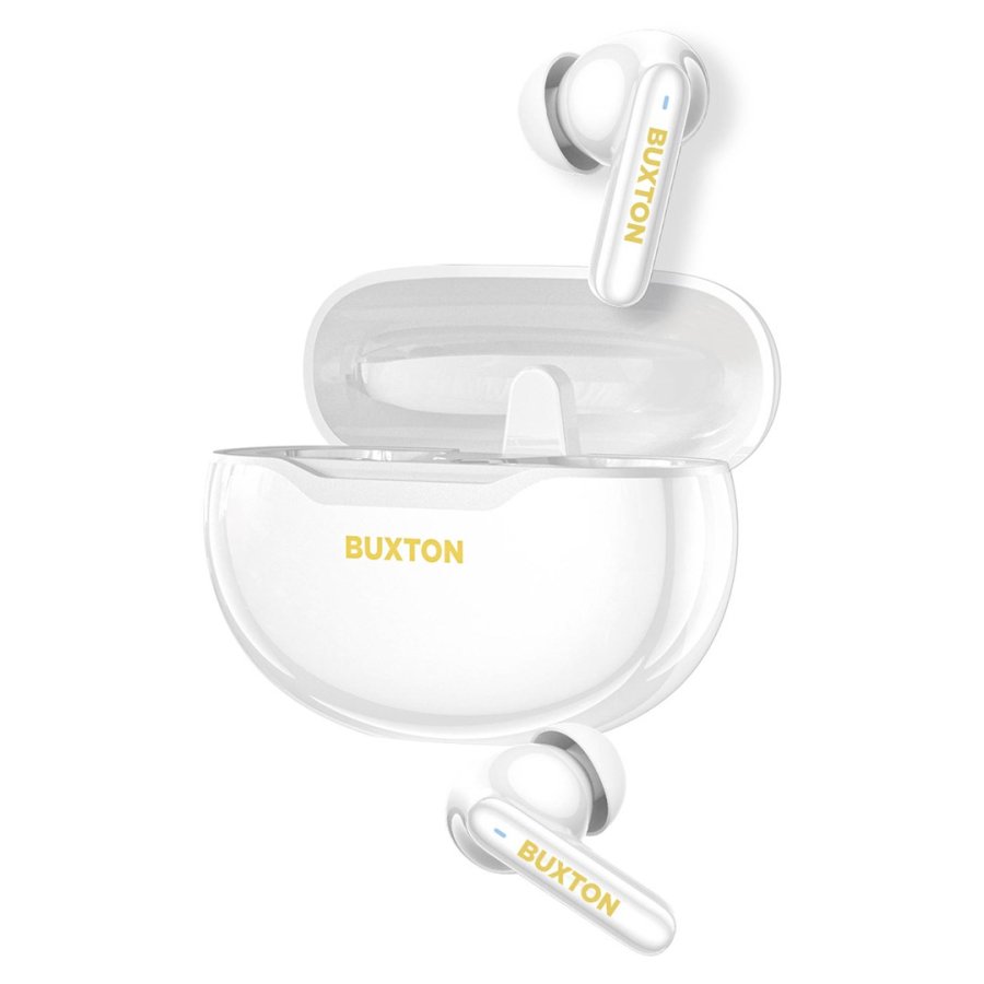 Buxton BTW 7200 White Tuya - Tr�dl�se in-ear-h�retelefoner med opladningsetui, hvide #5