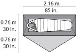 MSR Hubba NX Tent Kuppeltelt 1 person(er) Gr #15