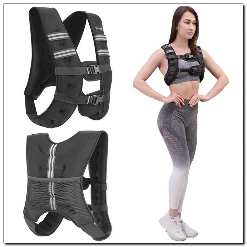 HMS Fitness KTO08 vgtvest 8 kg Neopren, Sand Sort #25