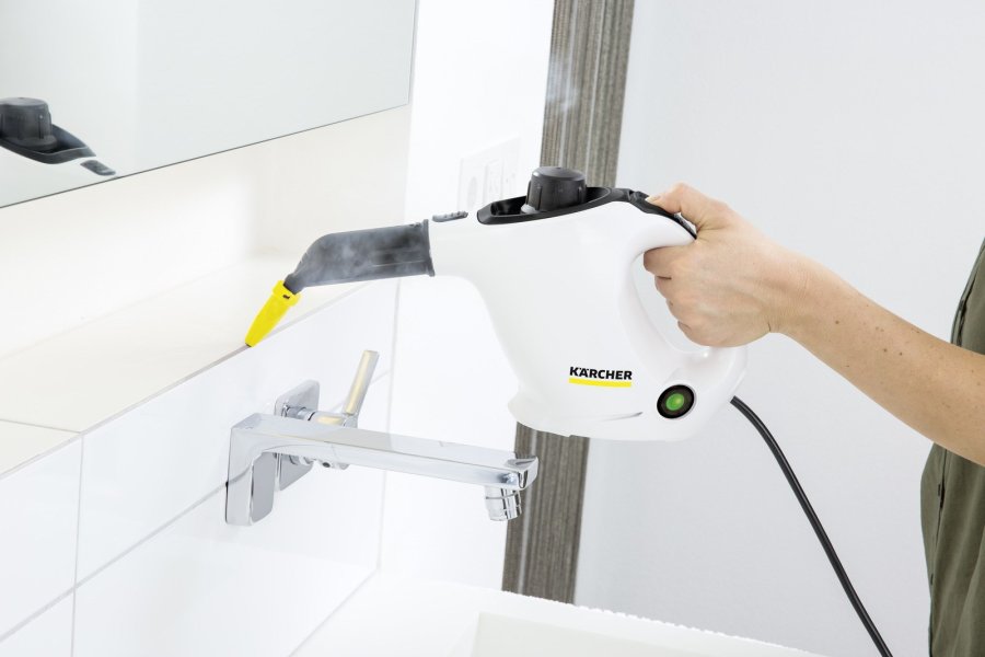 Krcher SC 1 EasyFix Brbar damprenser 1200 W Sort, Hvid #4