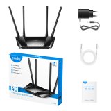 Trdls router CUDY LT400 EU Wi-Fi 300 Mbps 2.4 GHz 4G LTE SIM Sort #5