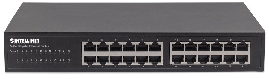 Intellinet 561273 netvrksswitch Gigabit Ethernet (10/100/1000) Sort #4
