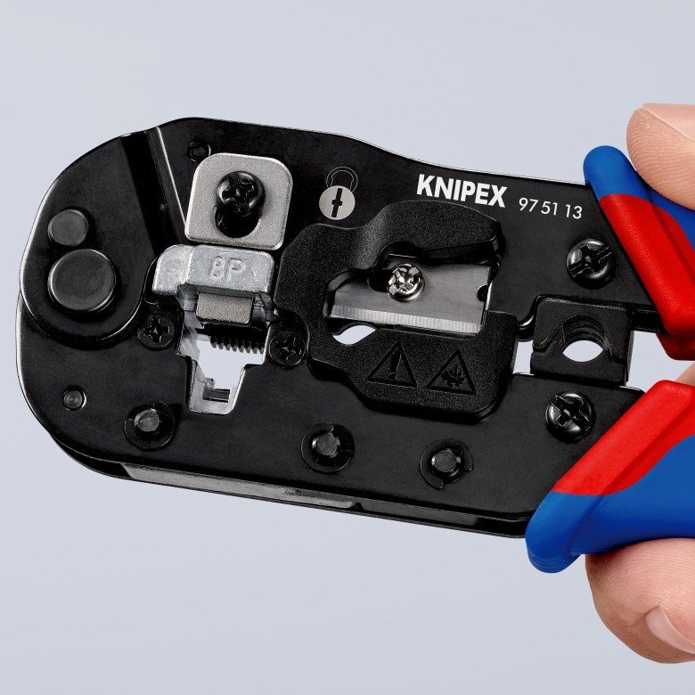 KNIPEX Crimping Pliers for RJ45 Western Plugs #15