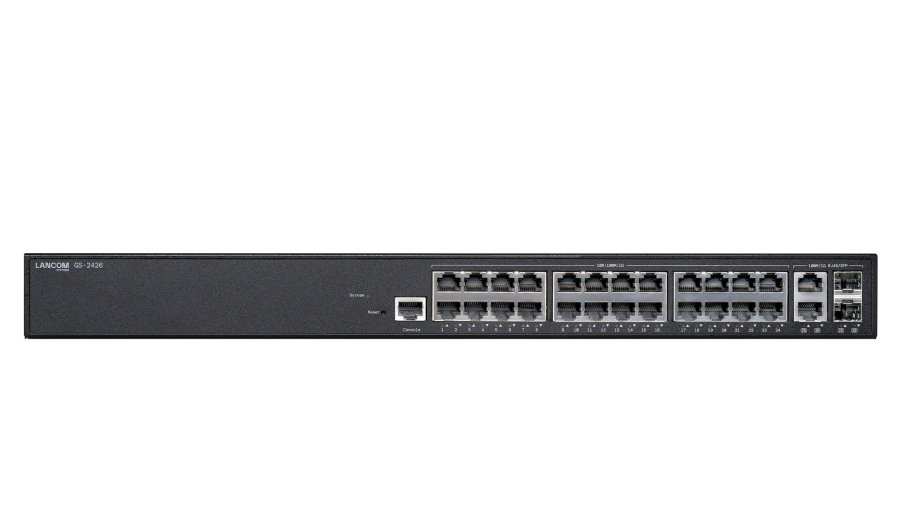 GS-2426 Administreret L2 Gigabit Ethernet (10/100/1000) 1U Sort #1