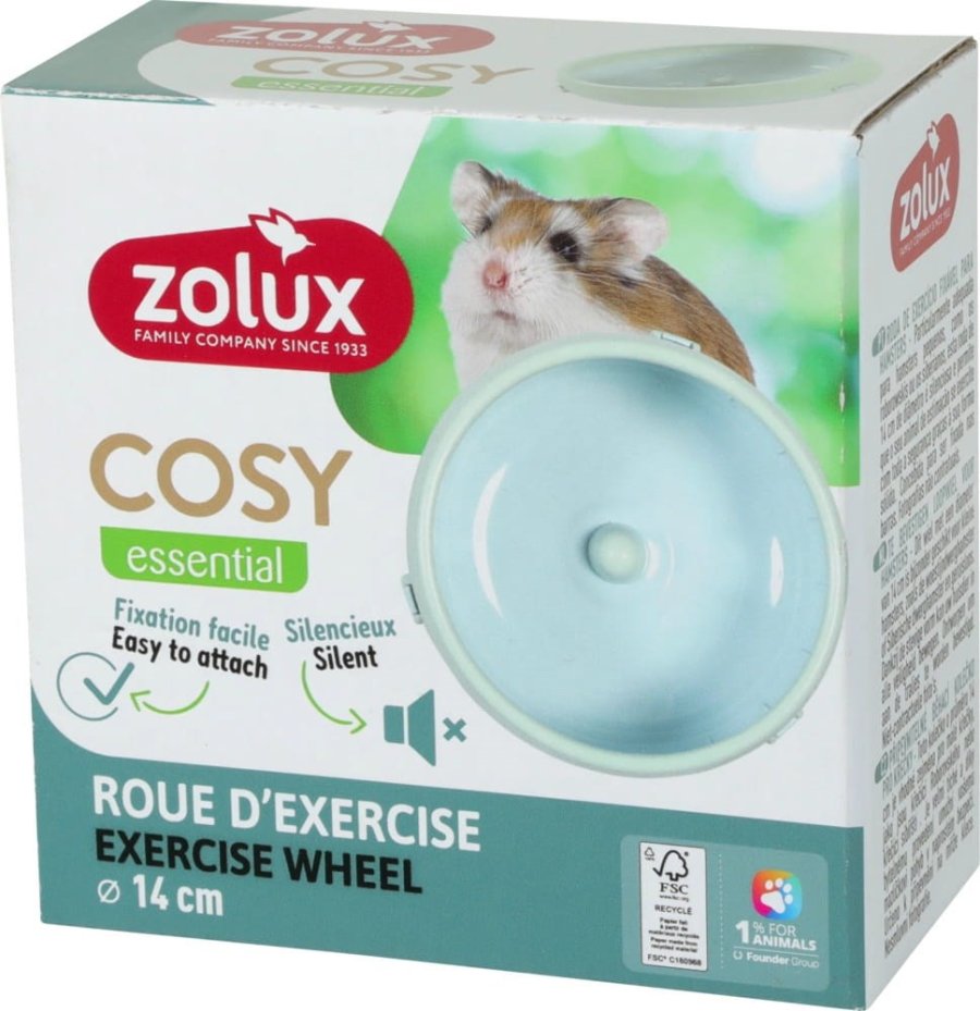 ZOLUX Cosy - lydlst hamsterhjul - 14 cm #1