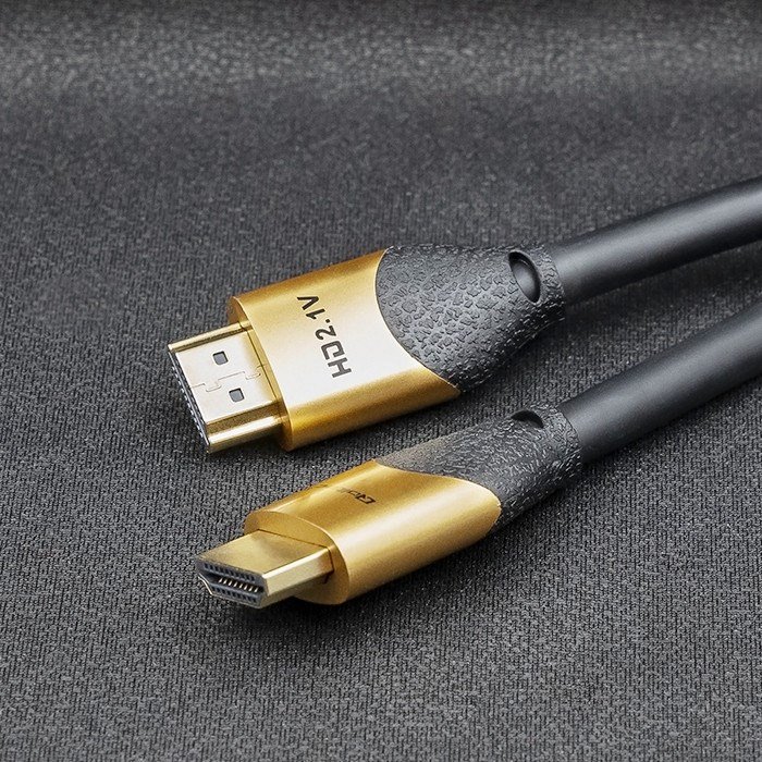 Qoltec 50357 HDMI v2.1 kabel Ultra hj hastighed 8K | 60Hz | 26AWG | GULD | 5m #2