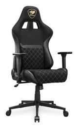 COUGAR CGR-A2F-GLB Universal gamingstol Polstret vatteret s�de Sort, Guld #7