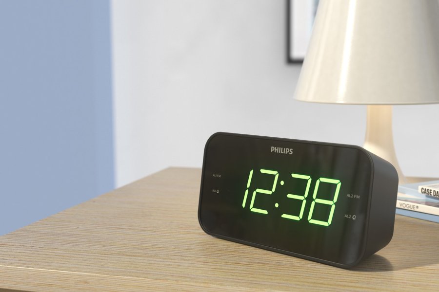 Philips TAR3306/12 vkkeur Digital alarmur Sort #7