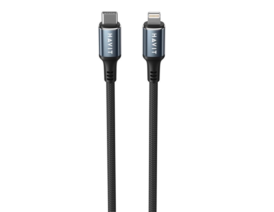 Havit CB6311 - USB Type C til Lightning-kabel, 1 m (sort) #3