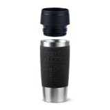 EMSA Travel Mug Classic N2020200 rejsekrus 360 ml Sort, Rustfrit st�l Rustfrit st�l #4
