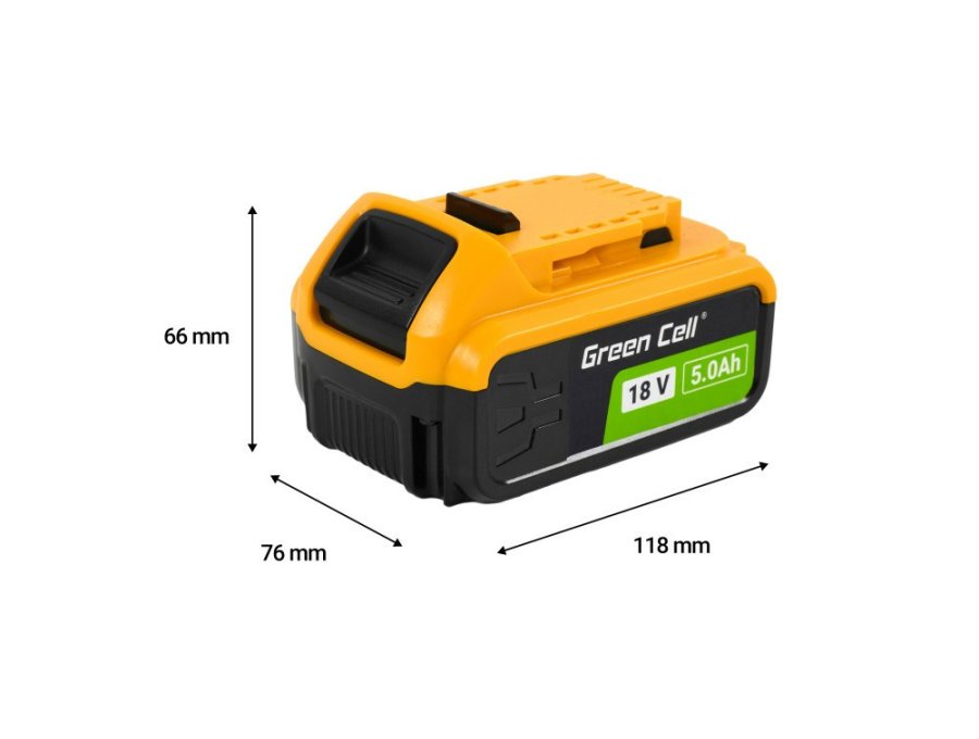 Green Cell PTDW18V5 ledningsfrit batteri og ledningsfri oplader #14