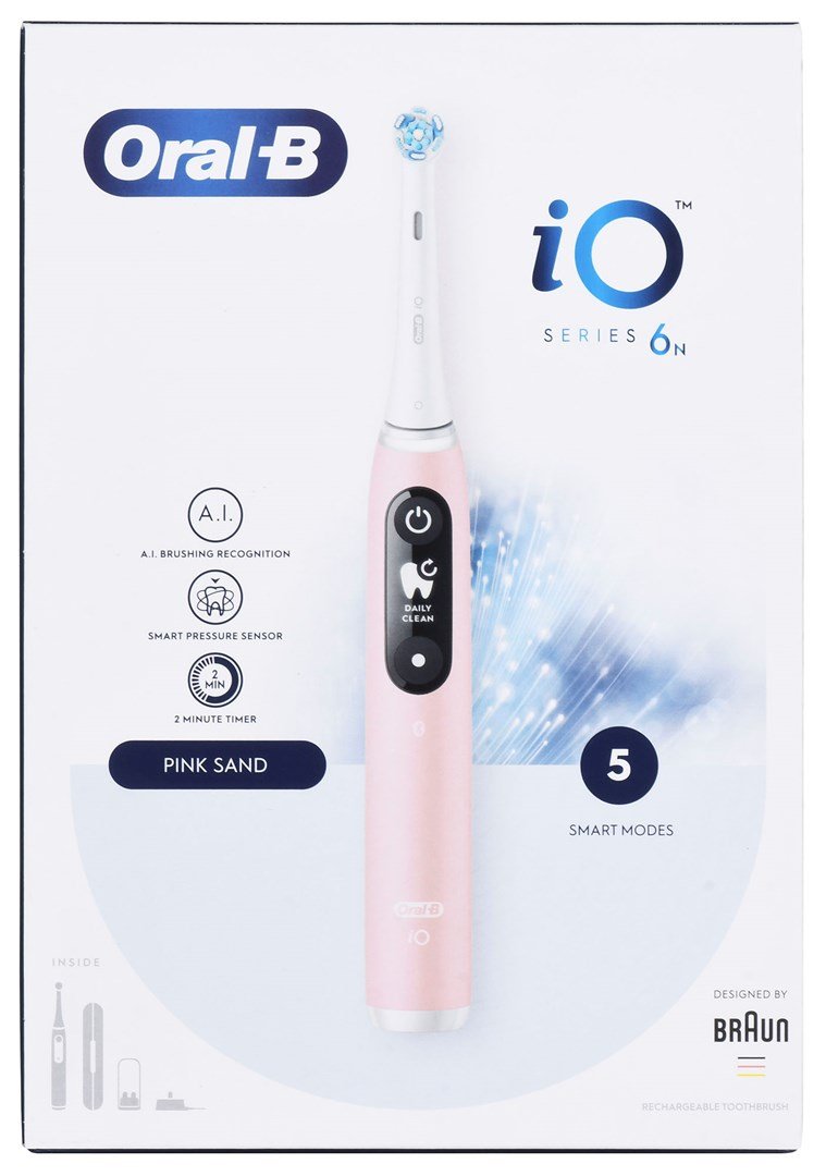 Oral-B iO6 Pink elektrisk tandbrste #5