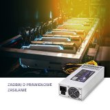 Qoltec 50350 str�mforsyning 1850W PCI-E| 80 Plus Platinum | Gaming Miner #3