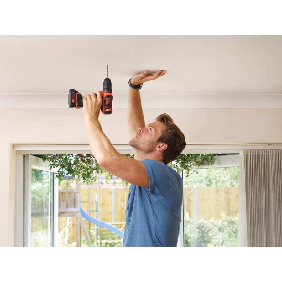 Black & Decker BDCDD12-QW bor N�glefri Sort, Orange #6