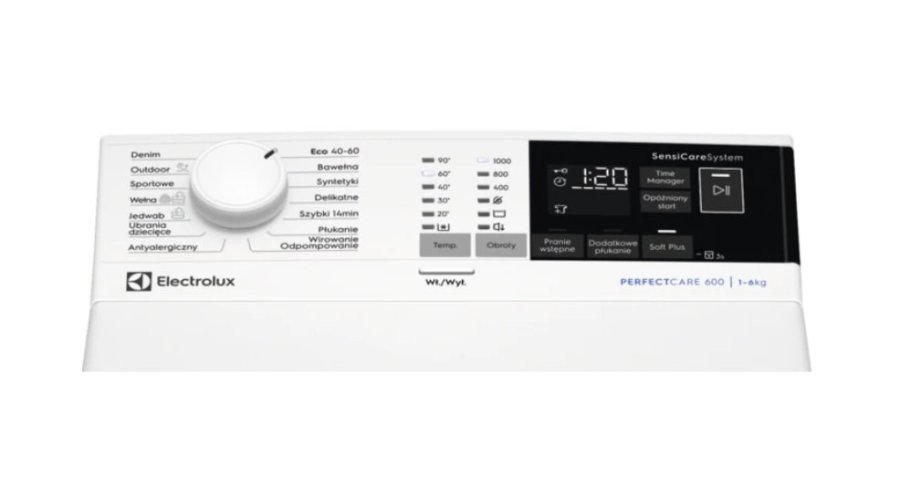 Electrolux EW6TN4062P vaskemaskine Top-indlsning 6 kg 1000 rpm D Hvid #5
