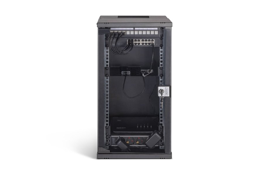 Digitus DN-49105-SET stativ 12U V�gmonteret stativ Sort #5