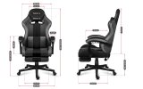 HUZARO FORCE 4.7 GR MESH GAMING STOL #8