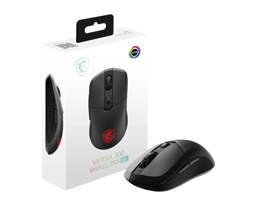 MSI VERSA 300 W 8K        WIRELESS Gaming Maus #5