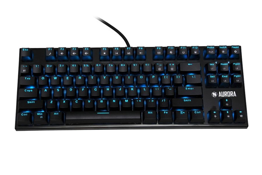 iBox IKGMK2R tastatur Spil USB QWERTY US engelsk Sort #37