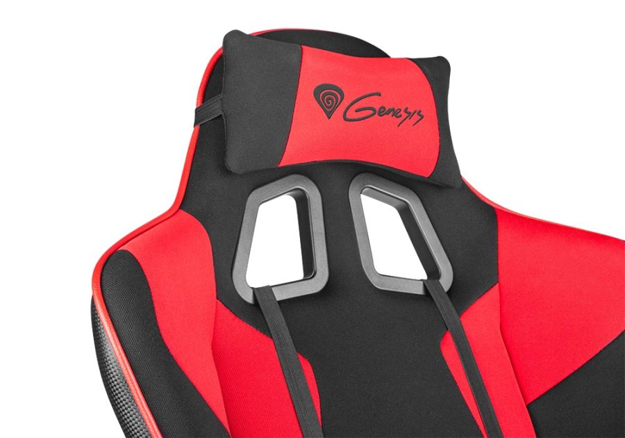 GENESIS SX77 PC gamingstol Polstret sde Sort, Rd #10