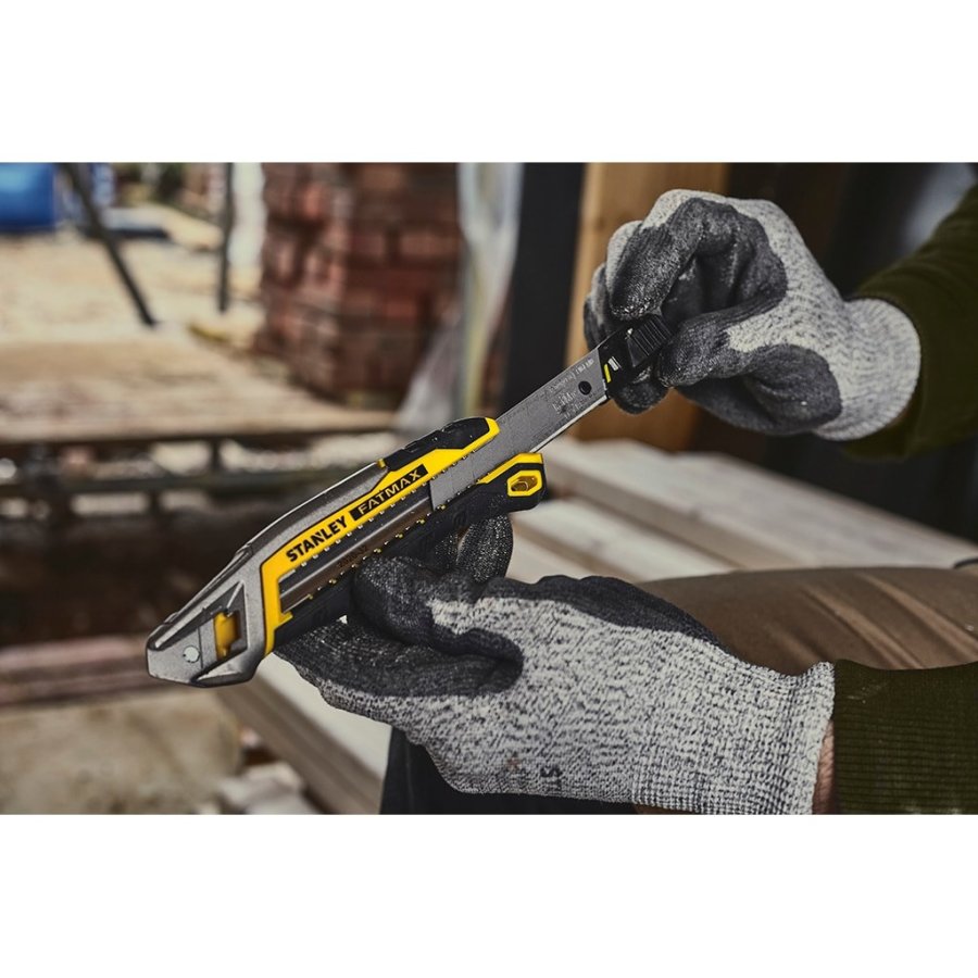 Stanley FATMAX FMHT10594-0 hobbykniv Sort, Rustfrit stl, Gul Fast klingekniv #7